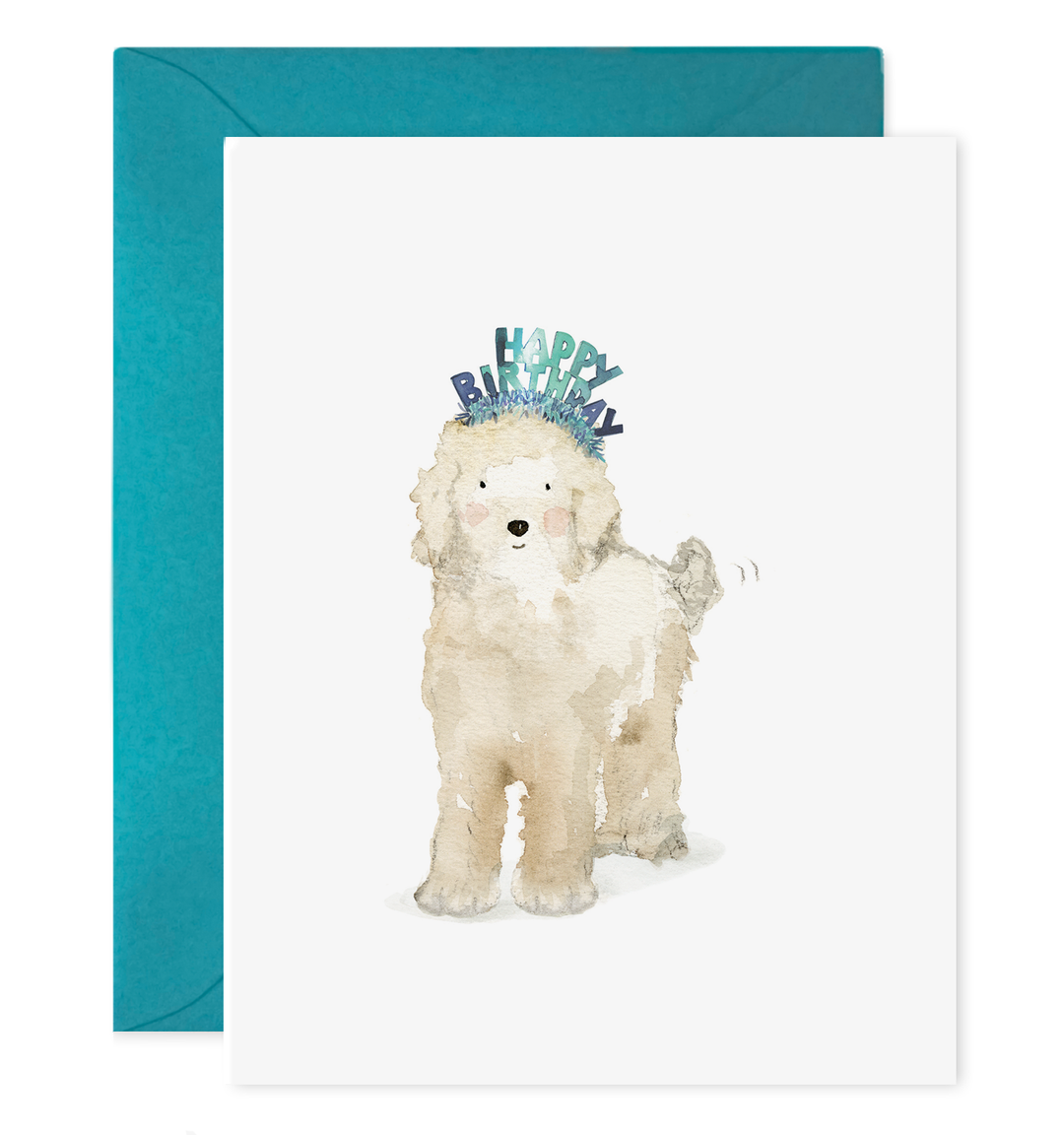 Lucy Dog Birthday Greeting Card