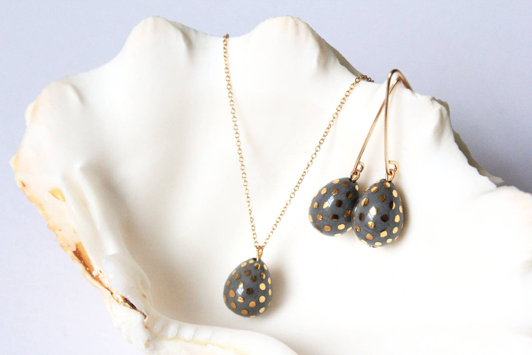 Ladybug Teardrop Earrings