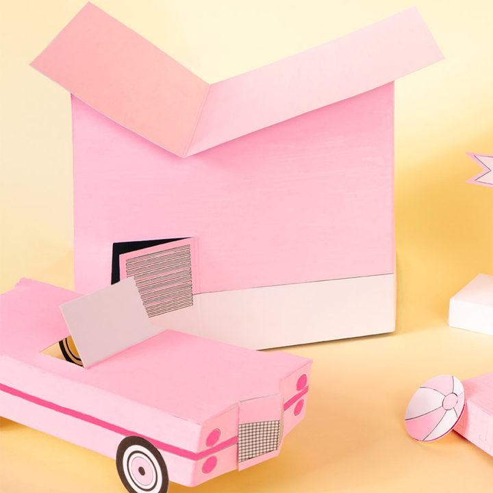 3D Papercraft - PALM SPRINGS MODEL by Cinqpoints