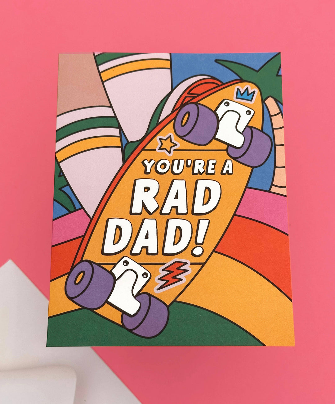Rad Dad Skateboarder Father's Day Card
