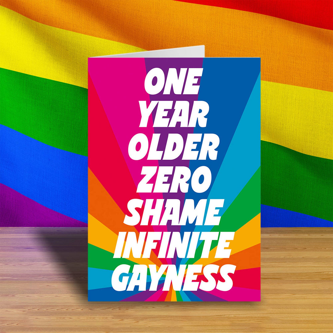 Infinite gayness Greeting Card