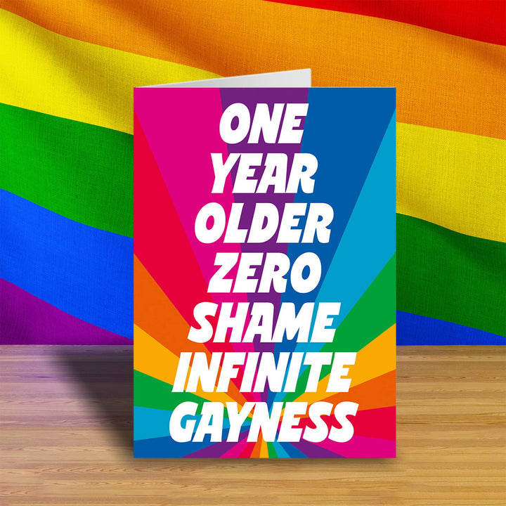 Infinite gayness Greeting Card