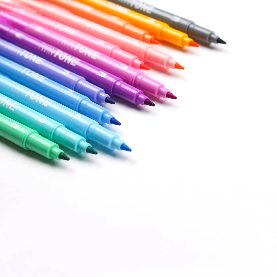 TwinTone Marker Set: Pastel - 12-Pack