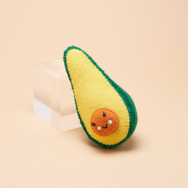 Avocado Squeaker Toy: Green