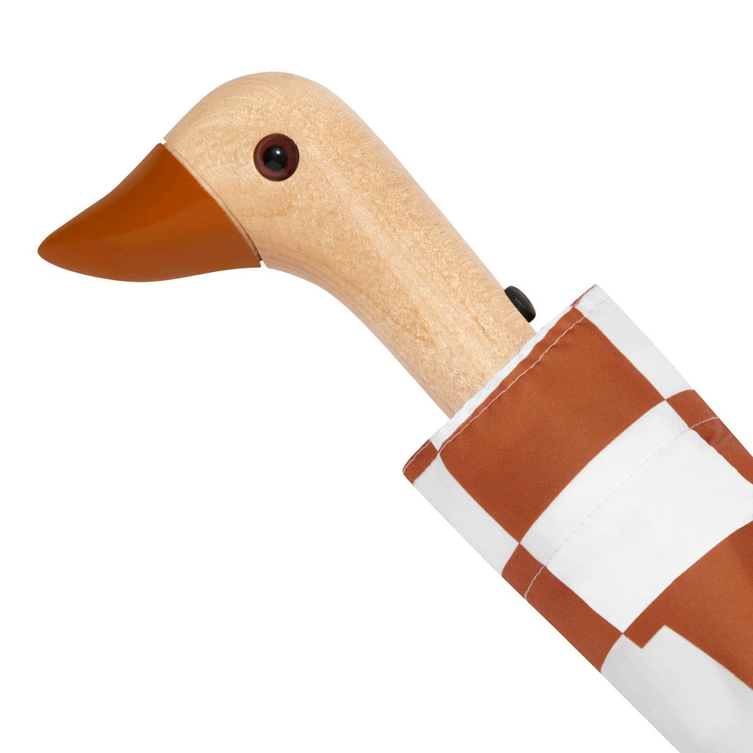 Peanut Butter Checkers Eco-Friendly Duckhead Umbrella
