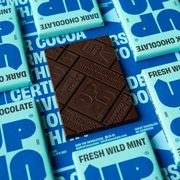 UP & UP Chocolate: Wild Mint Dark Chocolate Bar