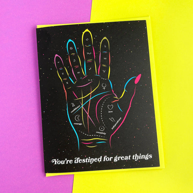 Palmistry Encouragement Card