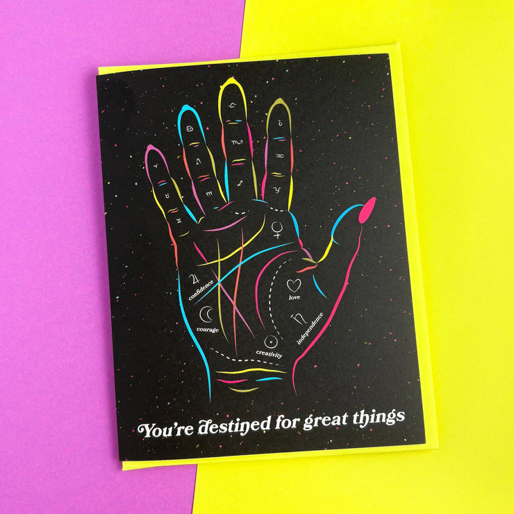 Palmistry Encouragement Card