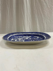 Vintage English Ceramic Willow Platter