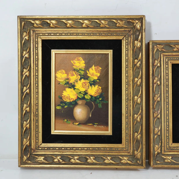 Small 20th C. Still Life Oil Paintings