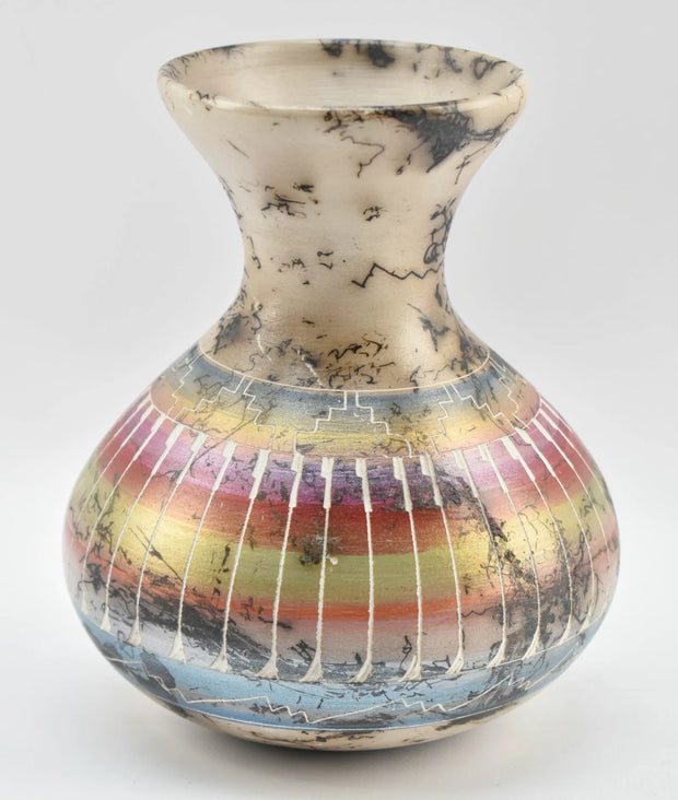 Raku Vase