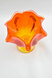 Vibrant Orange Glass Dishes