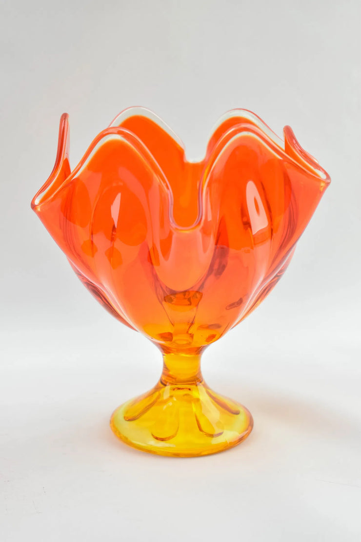 Vibrant Orange Glass Dishes