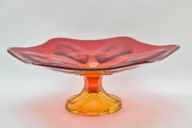 Vibrant Orange Glass Dishes