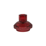 Burgundy Mini Glass Candle Holder