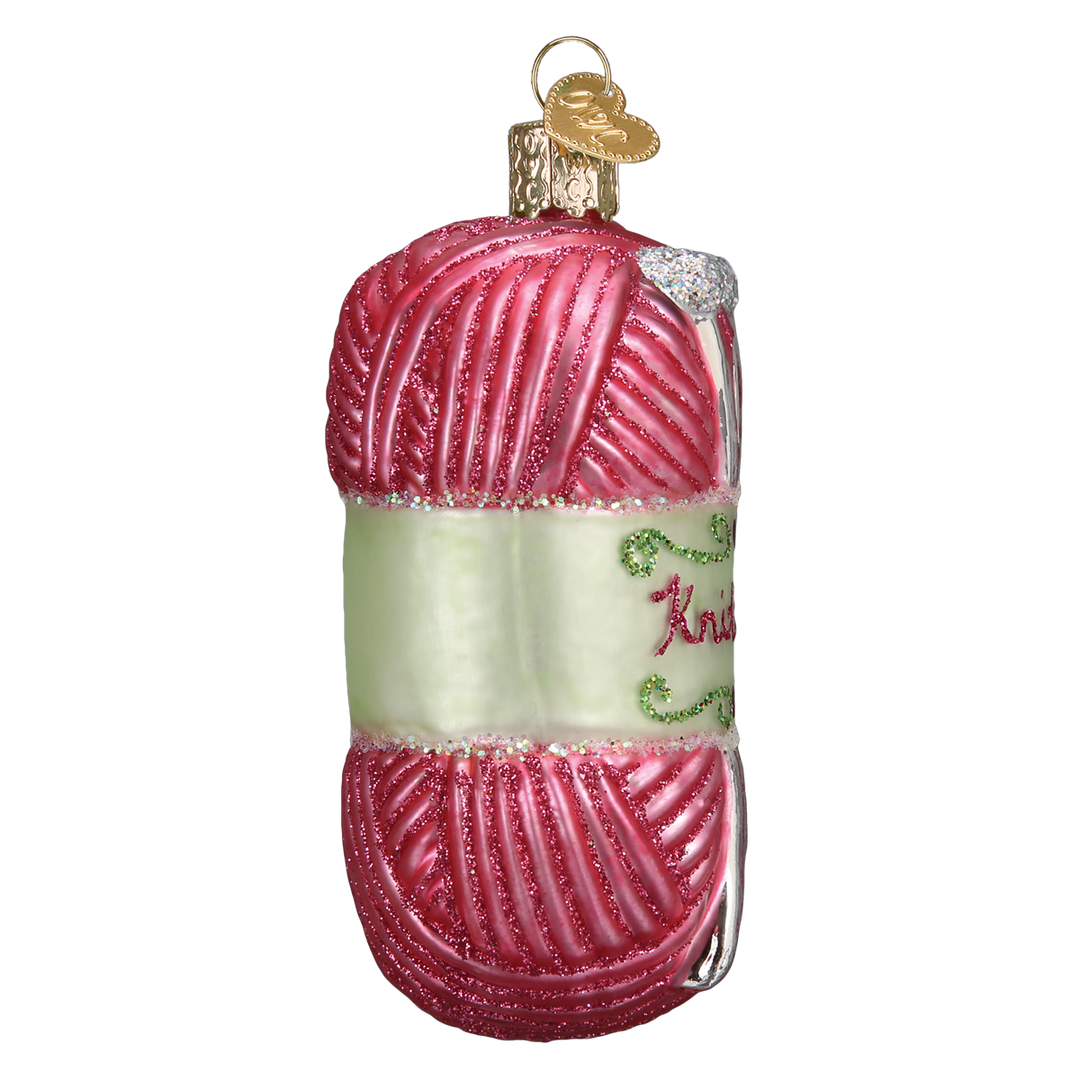 Knitting Yarn Ornament