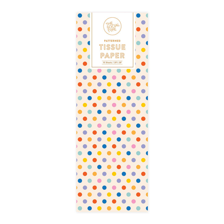 Rainbow Confetti Dot