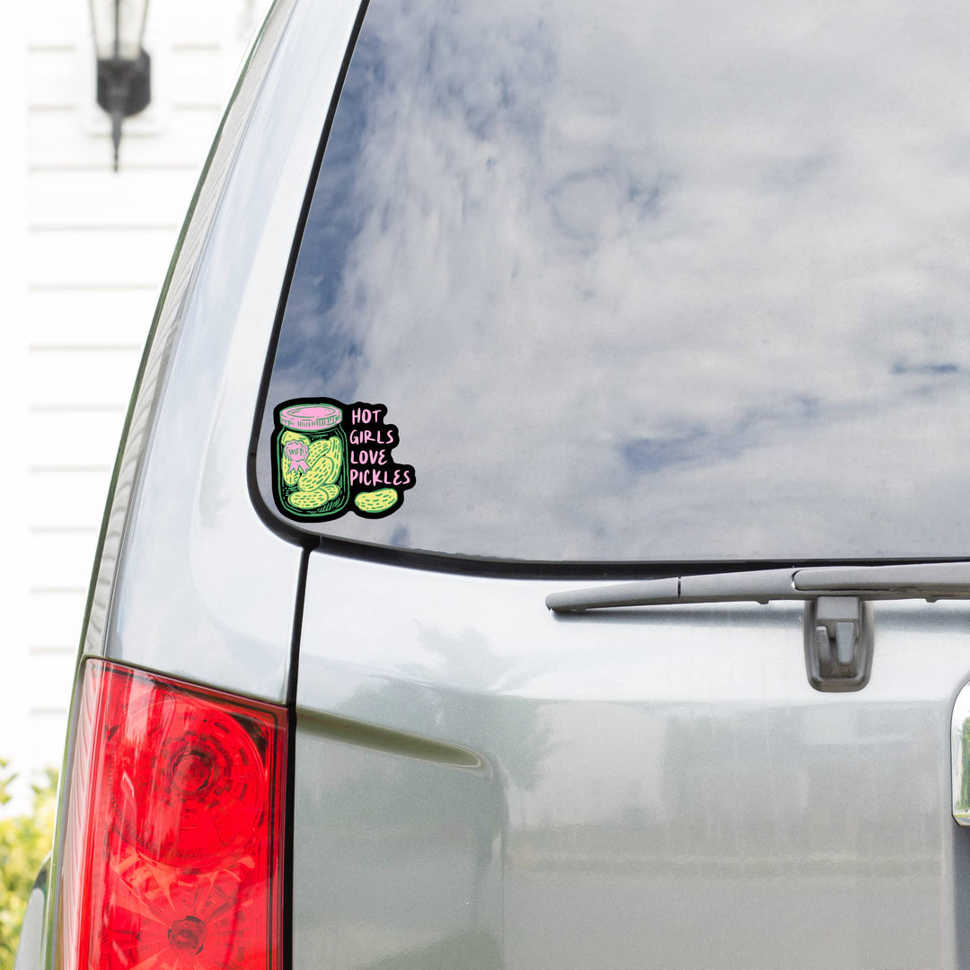Funny Cute Girly Pickle Love High Quality Vinyl Sticker