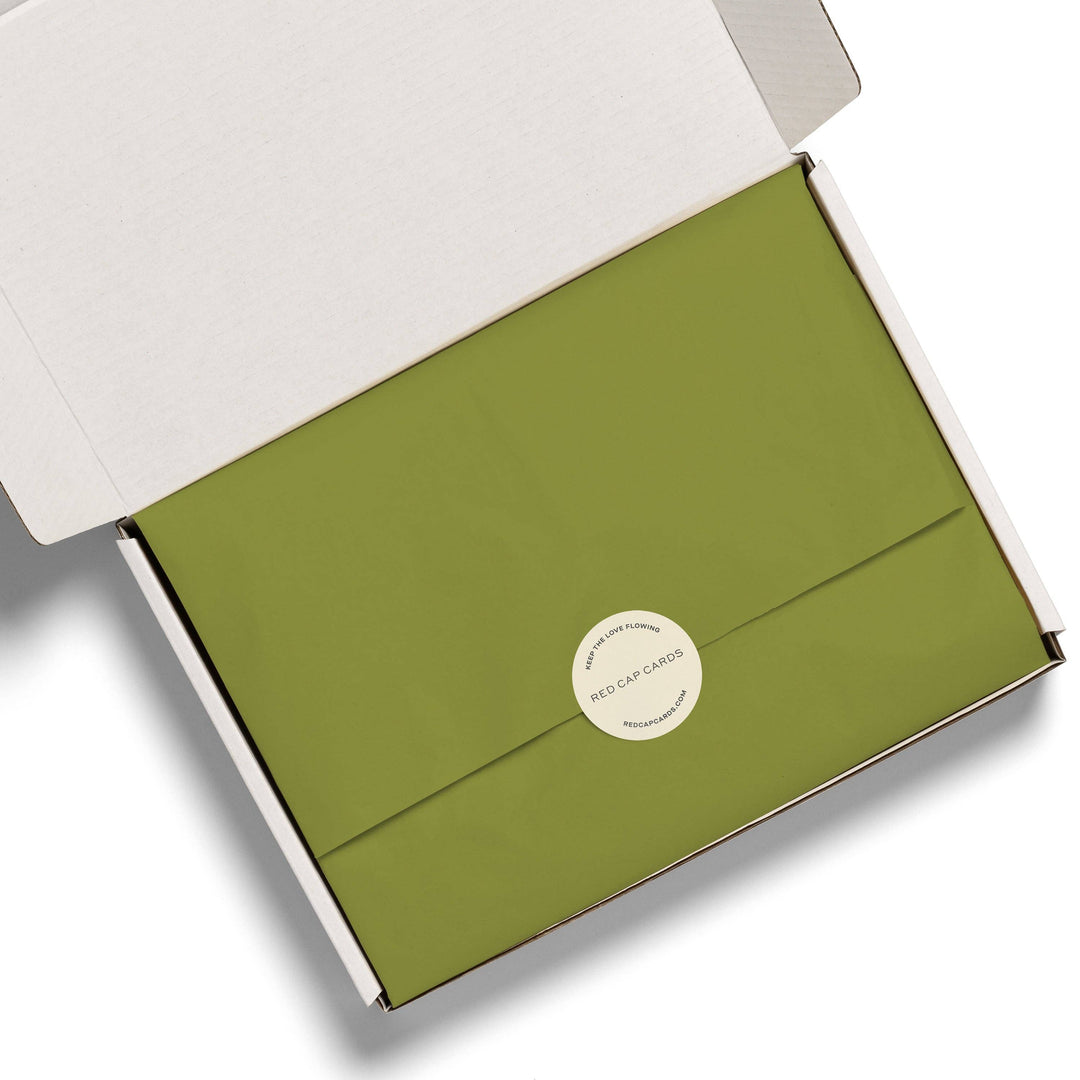 Chartreuse tissue paper