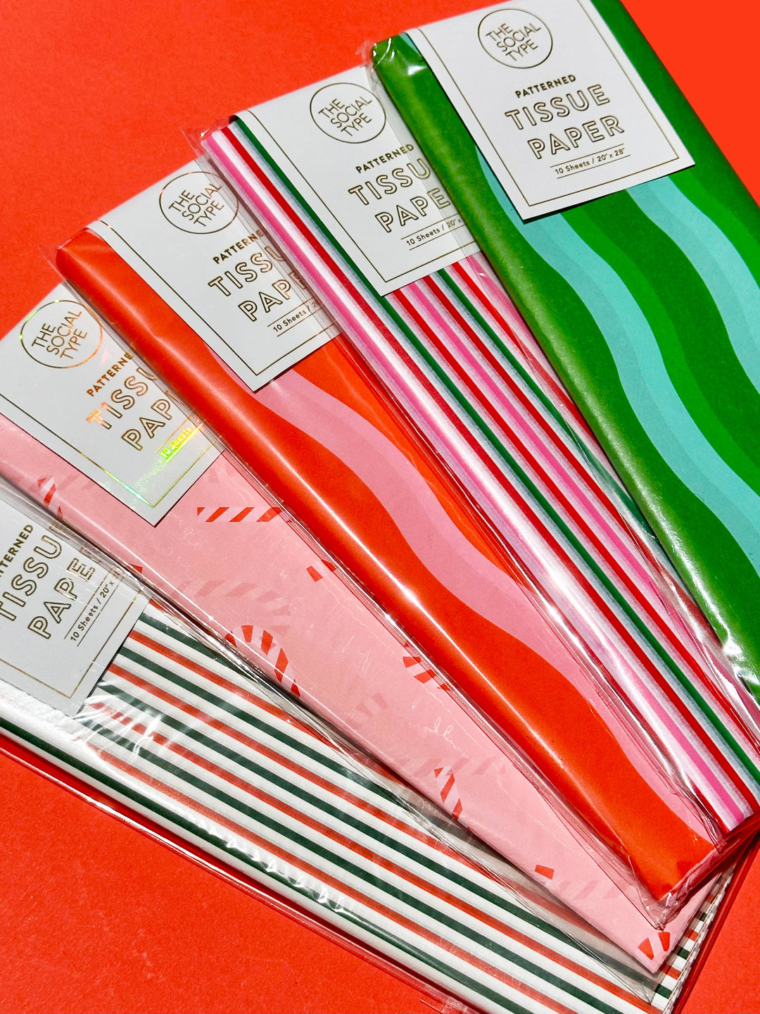 Candy PinStripe Tissue Paper