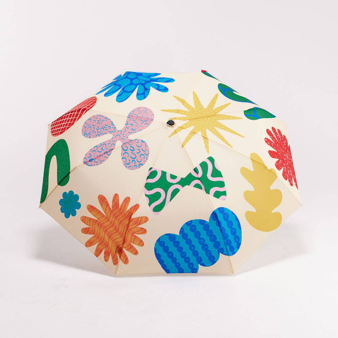 Deli MultiColored Print Duckhead Umbrella