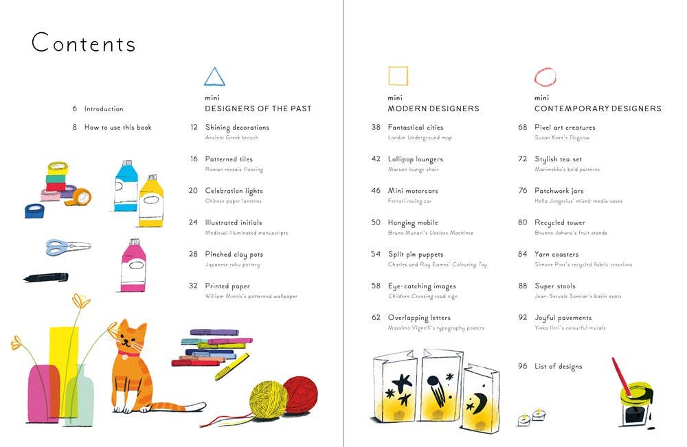 Mini Designers: 20 Projects Inspired by the Great Designers
