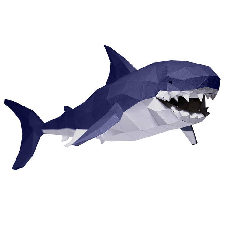 3D Shark Origami Model PaperCraft