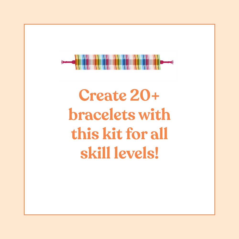Mindful Crafts: Calm Vibes Friendship Bracelet Kit