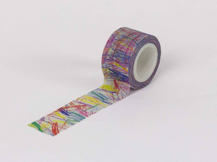 Lil Darlin' Scribble-Scrabble Washi Tape – 25mm
