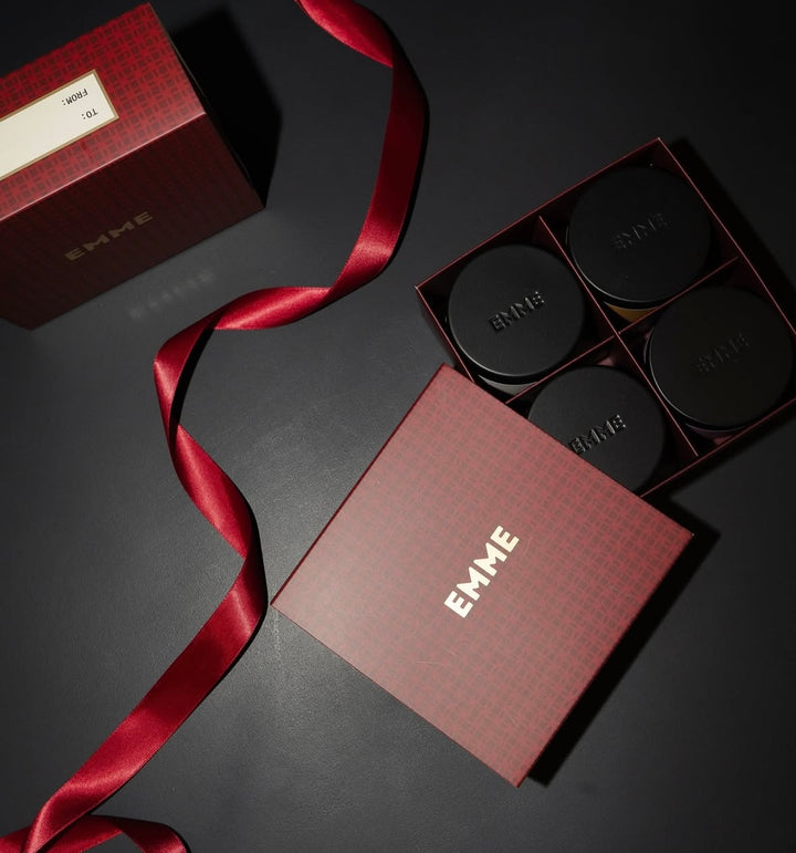 EMME 4 Tin Gift Set: Bamboo + Sakura +Jasmine Tea +Honey Jasmine