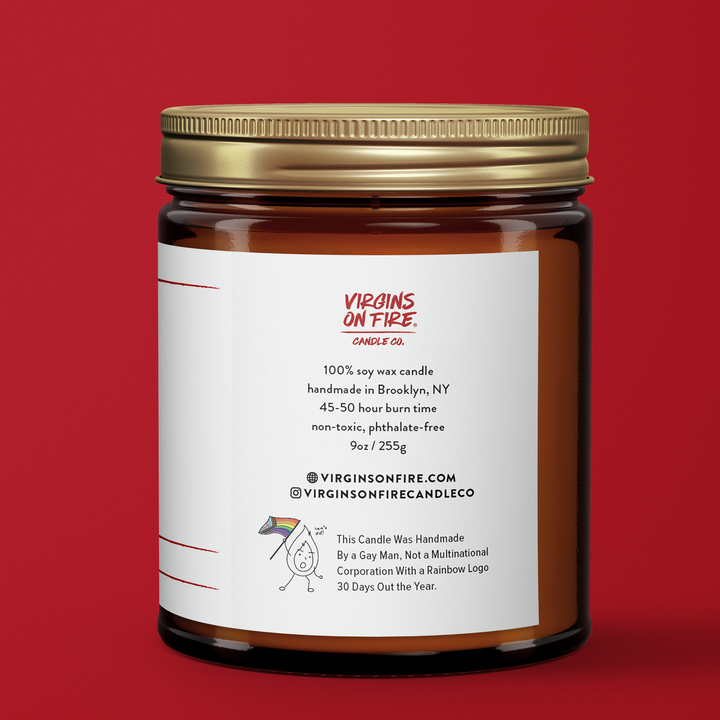 SOBER AF (Celebratory Fig Scented) 🎉 Handmade Soy Candle