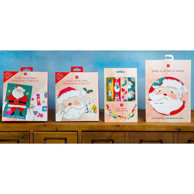 Santa Card Kit | Christmas Craft | Kids Craft Supplies |