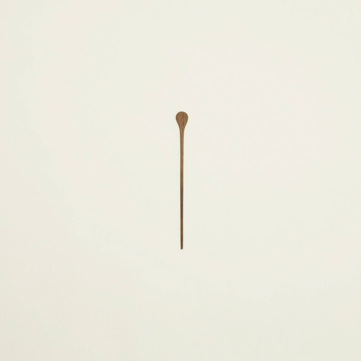 HAND CARVED WALNUT SPOON - COCKTAIL STIRRER