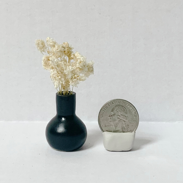 Black Matte Mini Vases