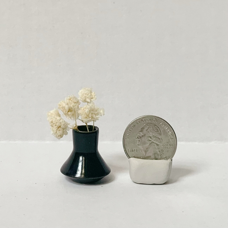 Black Matte Mini Vases