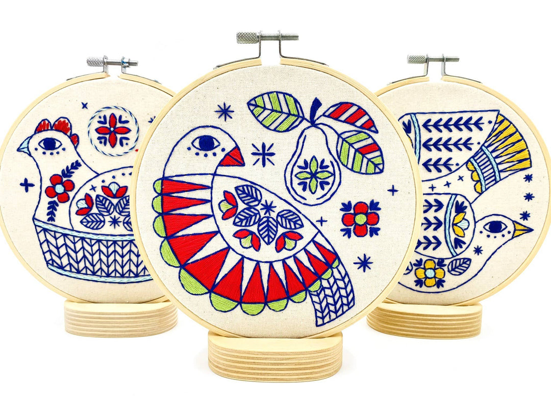 Partridge Complete Embroidery Kit