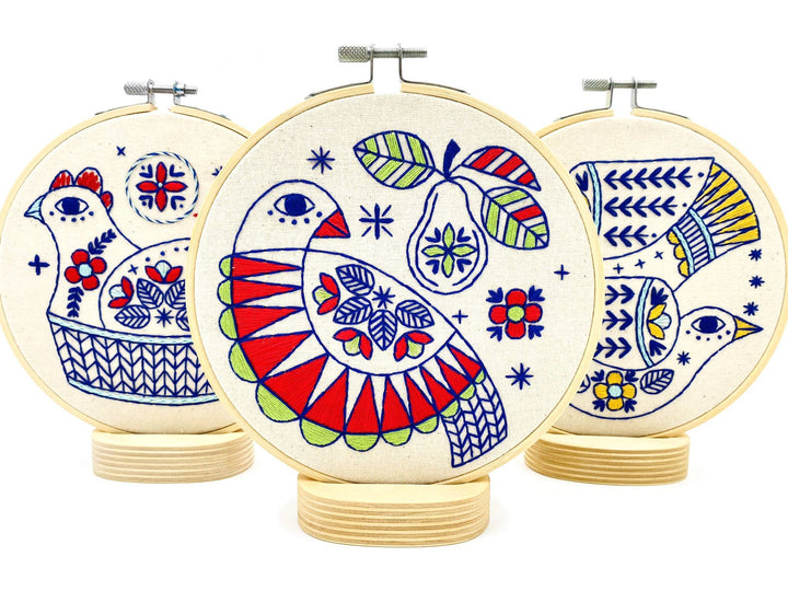 Partridge Complete Embroidery Kit