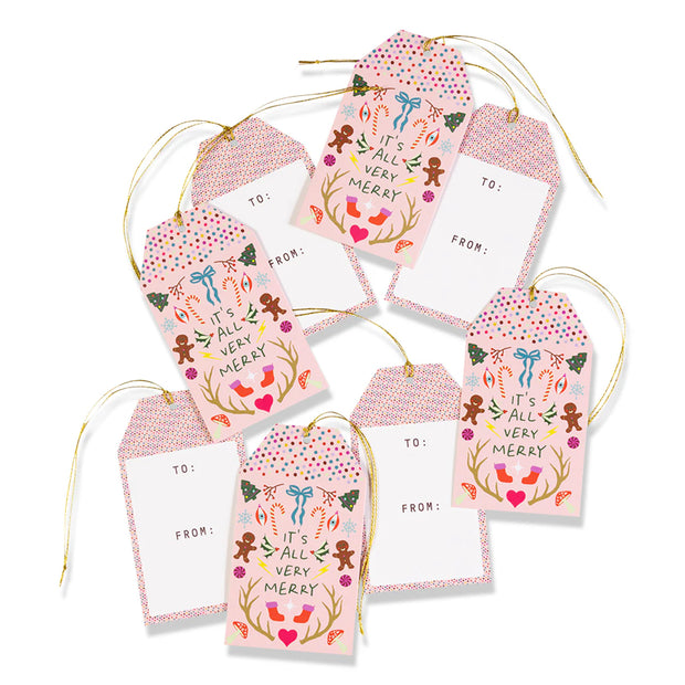 GIFT TAG S/8 - TWINKLEMAS