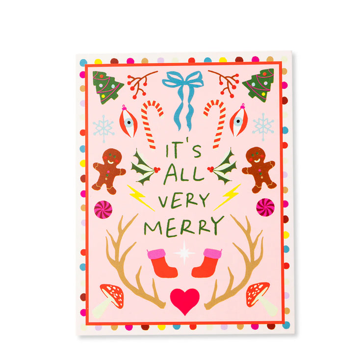 BOXED GREETING CARD S/8 - TWINKLEMAS