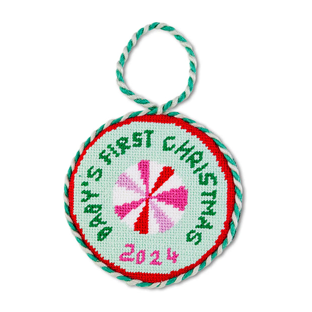 Baby’s 1st Christmas Needlepoint Ornament