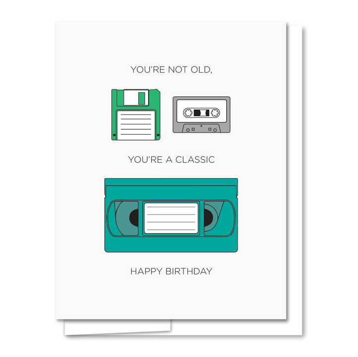 Classic Birthday - Letterpress Funny Birthday Card