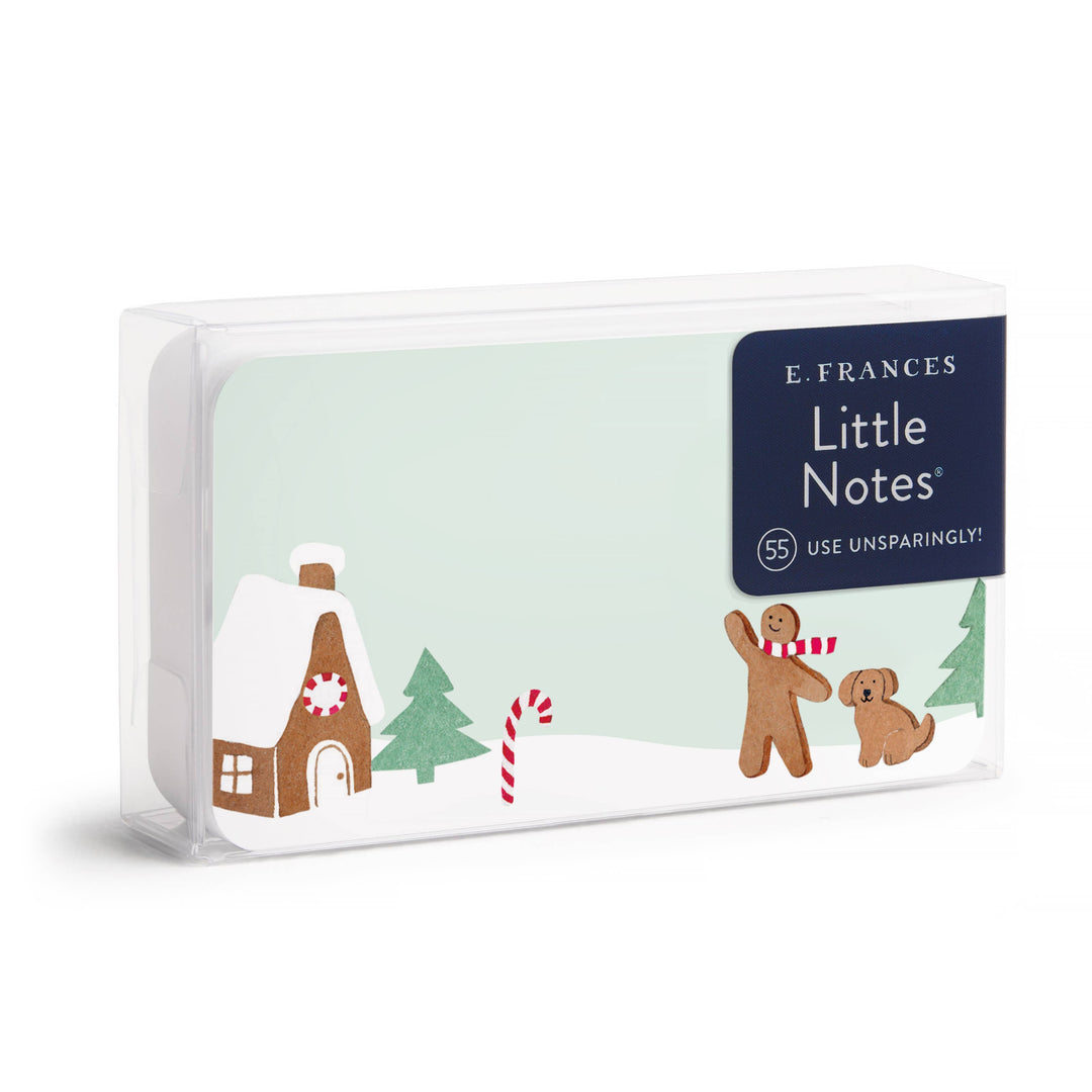 Gingerbread Village Little Notes® – Notecards, Set of 55