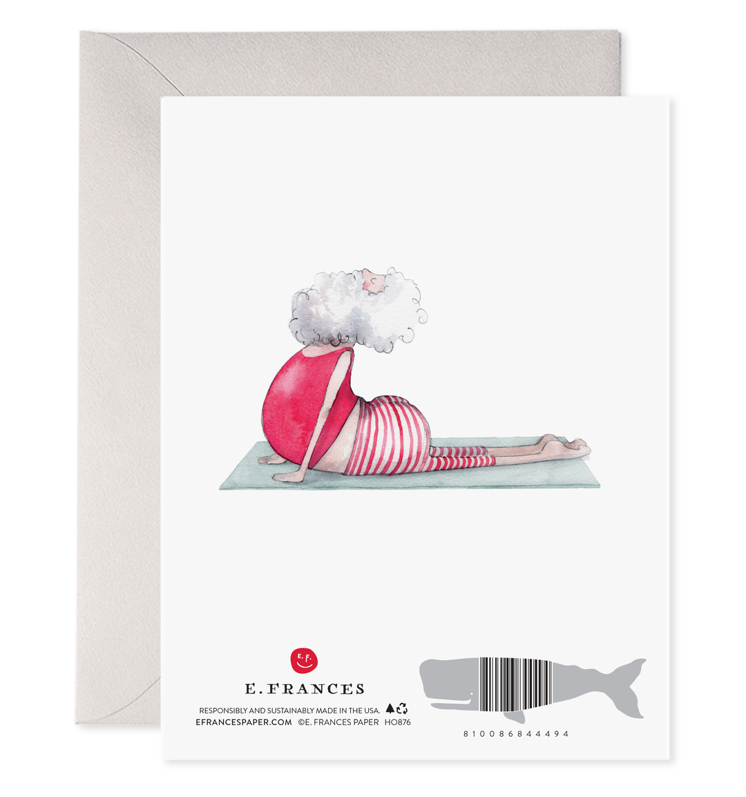 Yoga Santa | "Shavansanta" Boxed set of 6 Christmas Cards