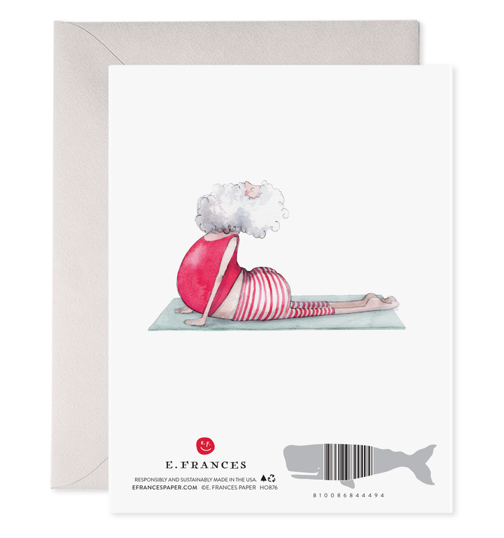 Yoga Santa | "Shavansanta" Boxed set of 6 Christmas Cards