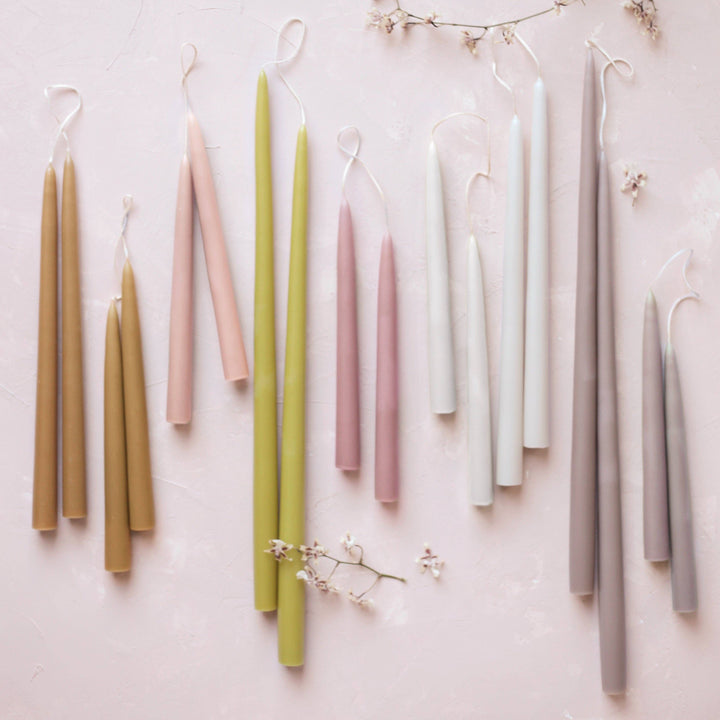 9" Dipped Taper Candles