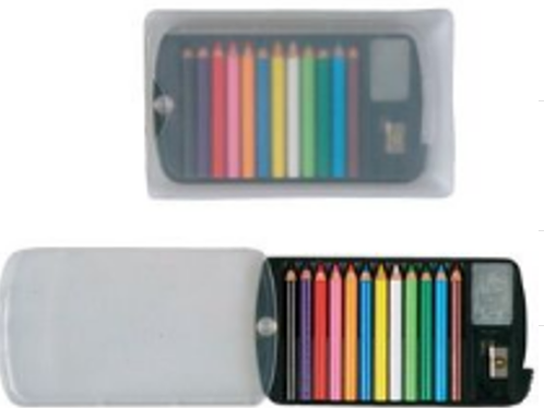 Minutia 12 Colored Pencil comes with Minutia Sharpener