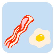 Bacon & Egg Buddies Iron-On