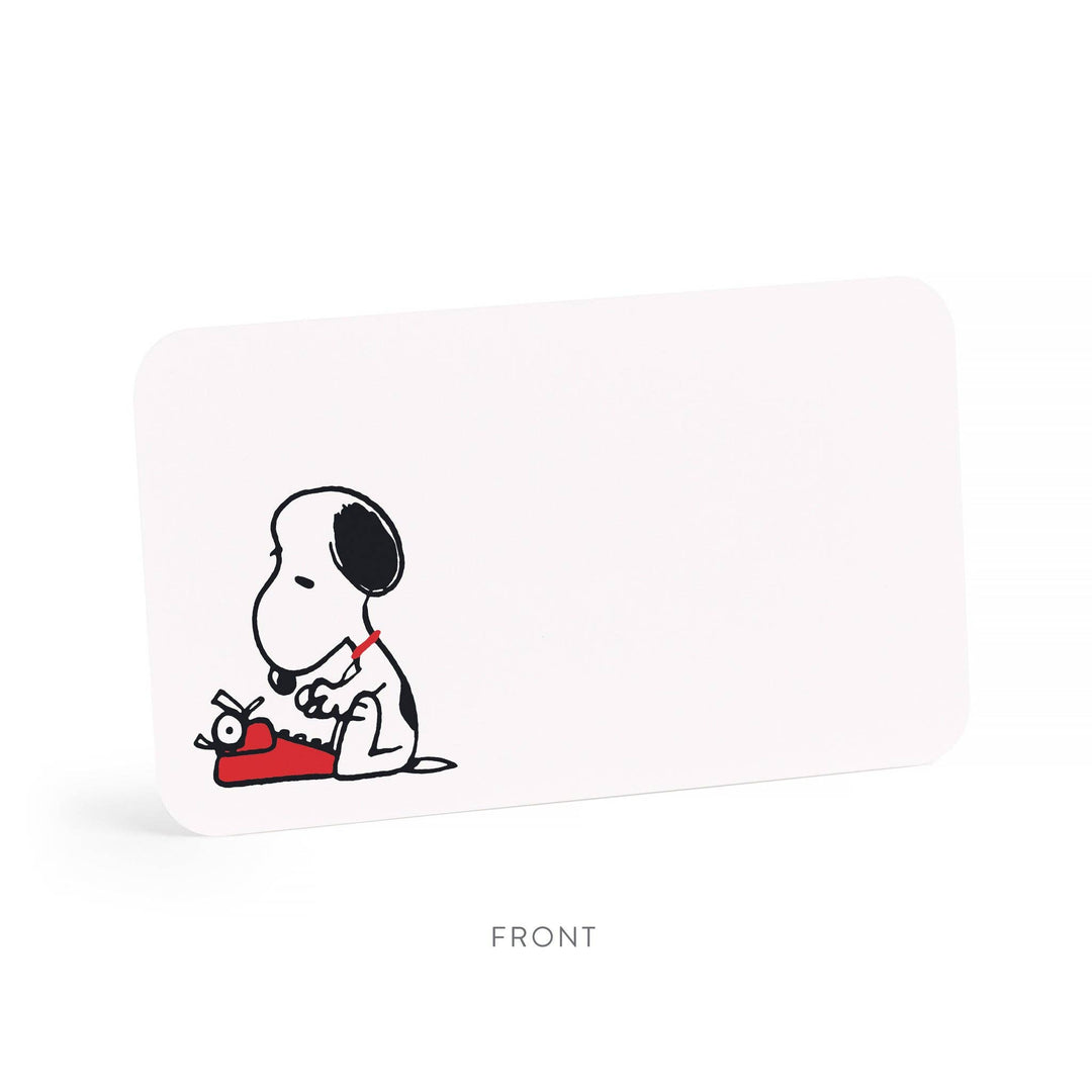 E. Frances x Peanuts™ Snoopy Typing Little Notes