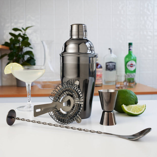 Stainless Steel Barware Set of 4 ASSORTED COLORS