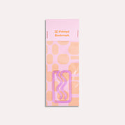 Mini Translucent Miami 3D Printed Bookmark: Multicolour